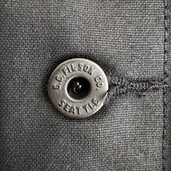 Filson Tin Cloth Short Lined Cruiser Jacket Mens Large Climate Pledge Tom Segura - Picture 10 of 12